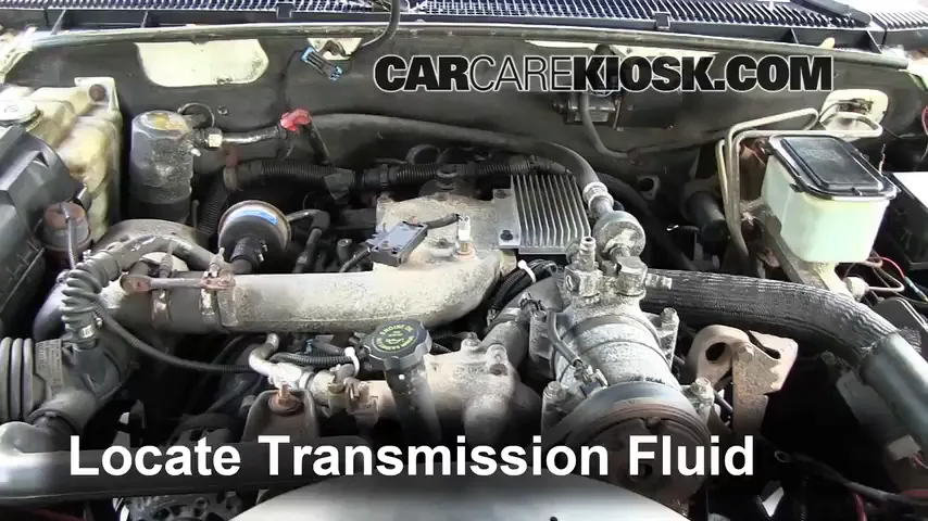2000 Chevrolet K3500 6.5L V8 Turbo Diesel Standard Cab Pickup (2 Door) Liquide de transmission Rajouter du liquide